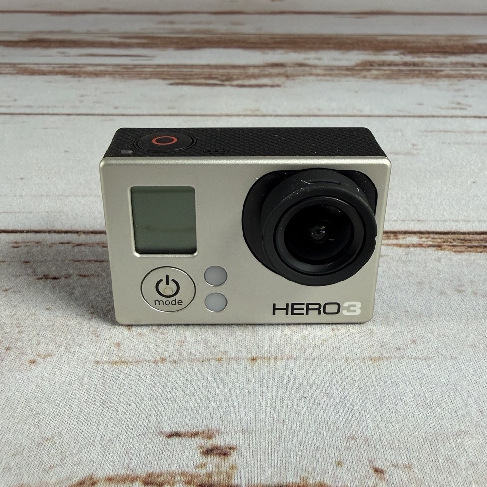 GoPro HERO3 Silver Edition Action Camera 1080p HDMI Tested Camera Only